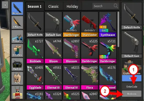 MM2 V Codes